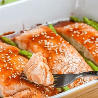 Steak* & Teriyaki Salmon - Dinner