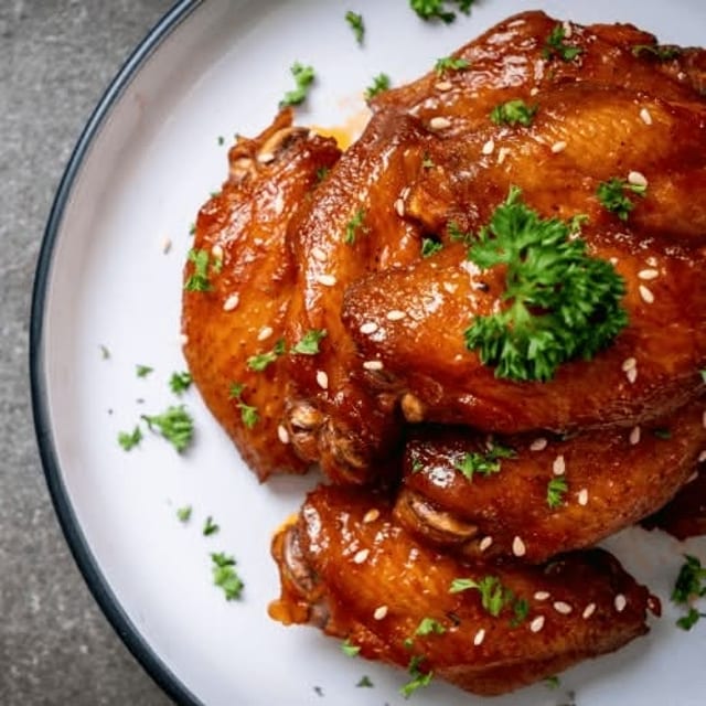 Teriyaki Chicken & Scallops.